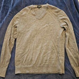 Express Merino Wool Blend V-Neck Sweater Size Large